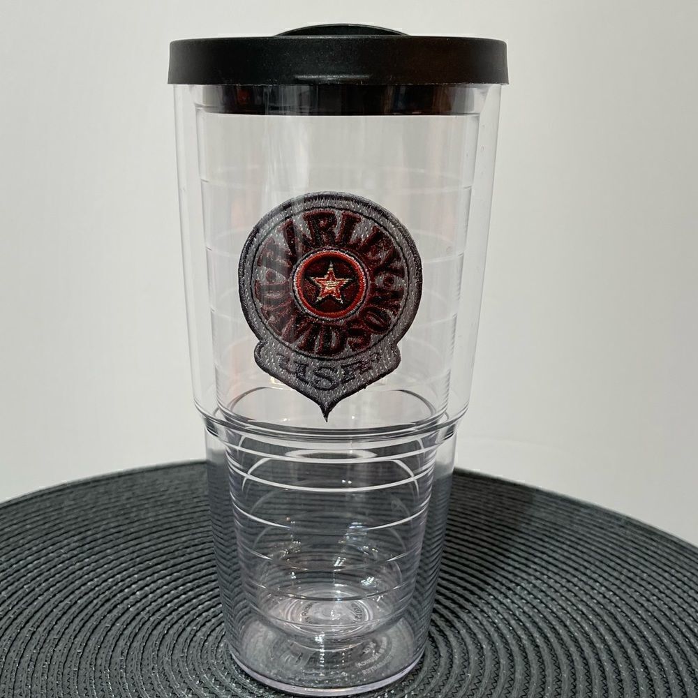 Tervis Harley Davidson tumbler with black lid 24oz NWOT